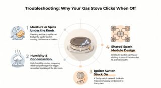 Gas Ranger Clicking Gas Stove Keeps Clicking? Causes & Fixes