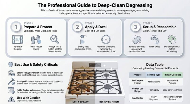 Best Way to Clean a Gas Stove Top (4 Methods Tested)