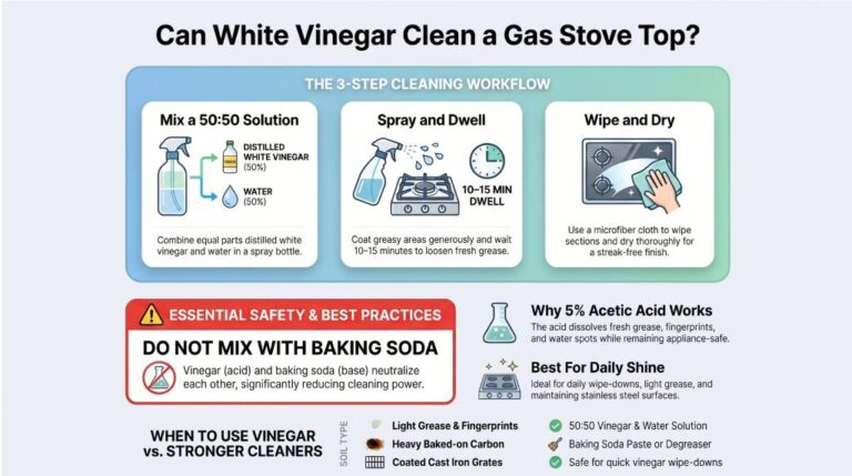 Best Way to Clean a Gas Stove Top (4 Methods Tested)